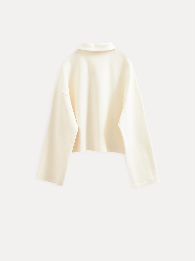 Women's polo neck shirt CONTE LD 3458, s.170-84, ecru - 5