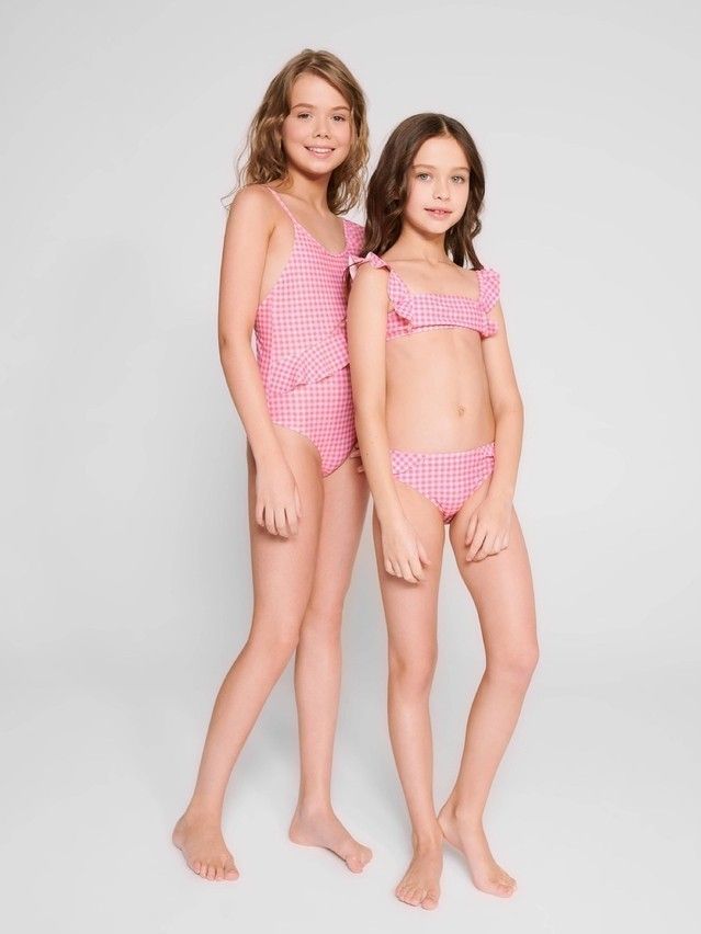 Swimming costume for girls CONTE ELEGANT MINI DOLL, s.110,116-56, rose - 4