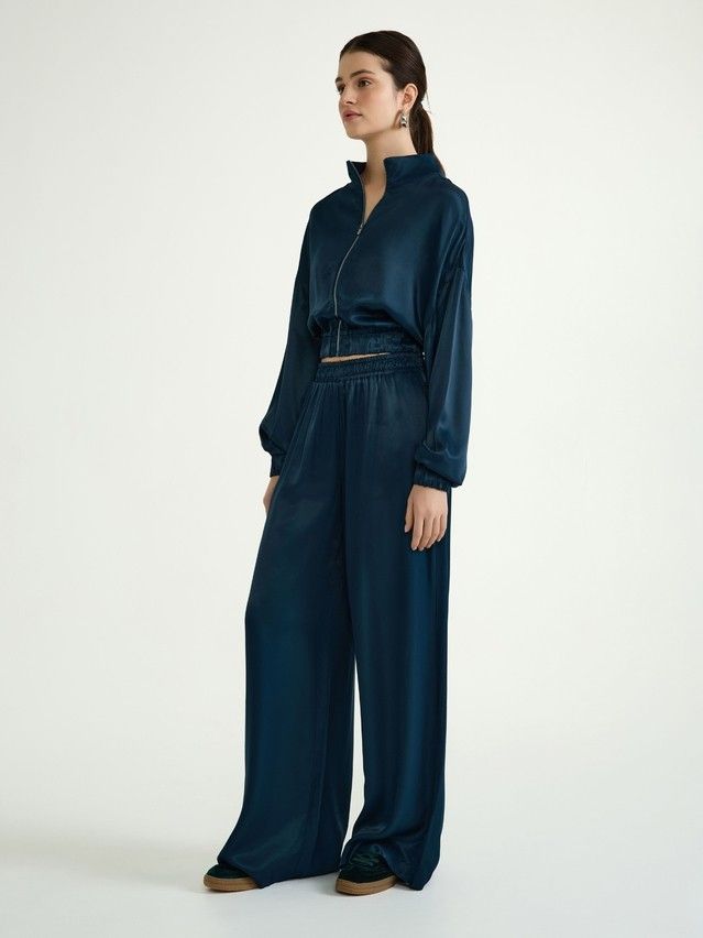 Women's trousers CONTE ELEGANT LBK 3008, s.170-84-90, teal - 3