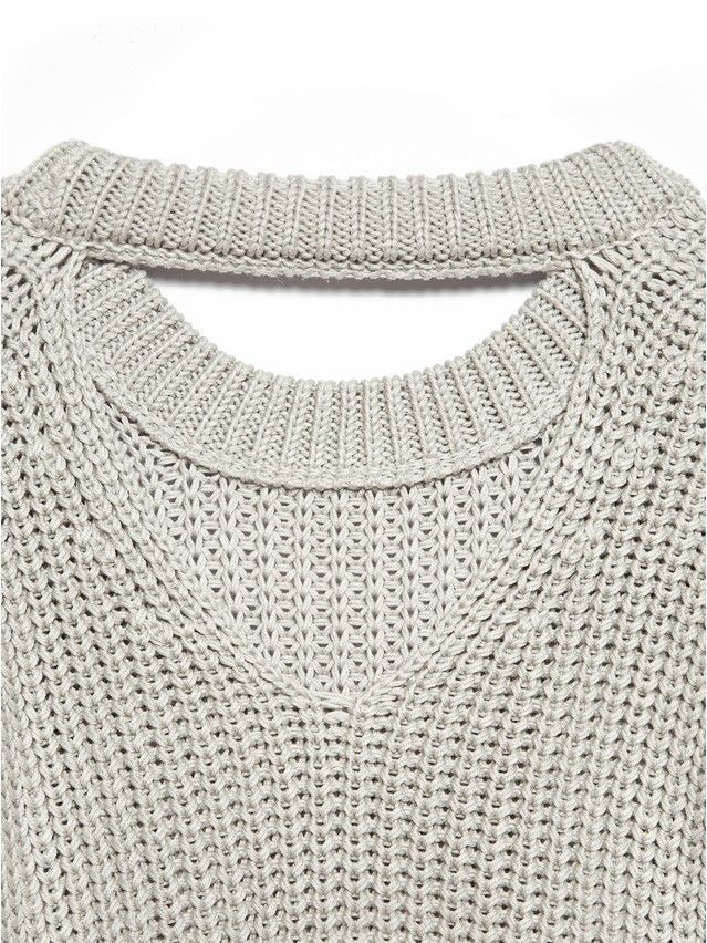 Women's polo neck shirt CONTE ELEGANT LDK110, s.170-84, light silver - 5