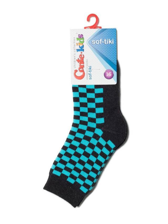 Children's socks CONTE-KIDS SOF-TIKI, s.24-26, 226 turquoise - 2
