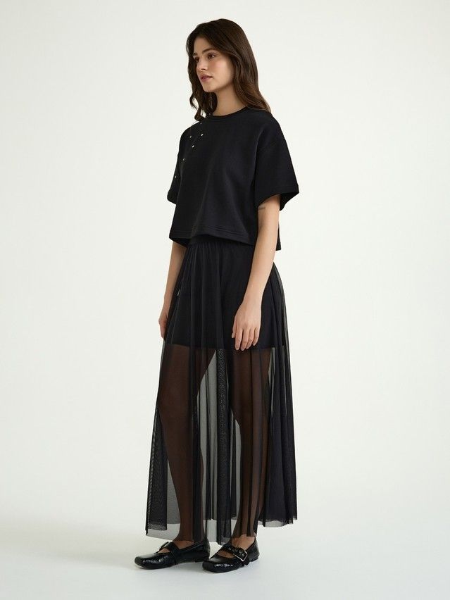 Women's skirt CONTE ELEGANT LU 2988, s.170-90, black - 3