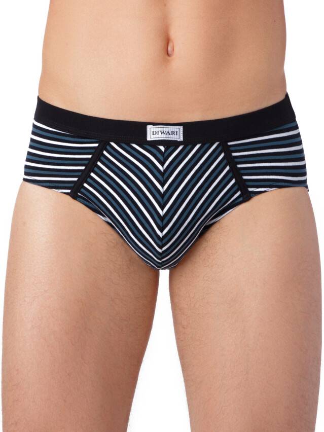 Men's underpants DiWaRi BAND MSL 698, s.102,106/XL, black - 1