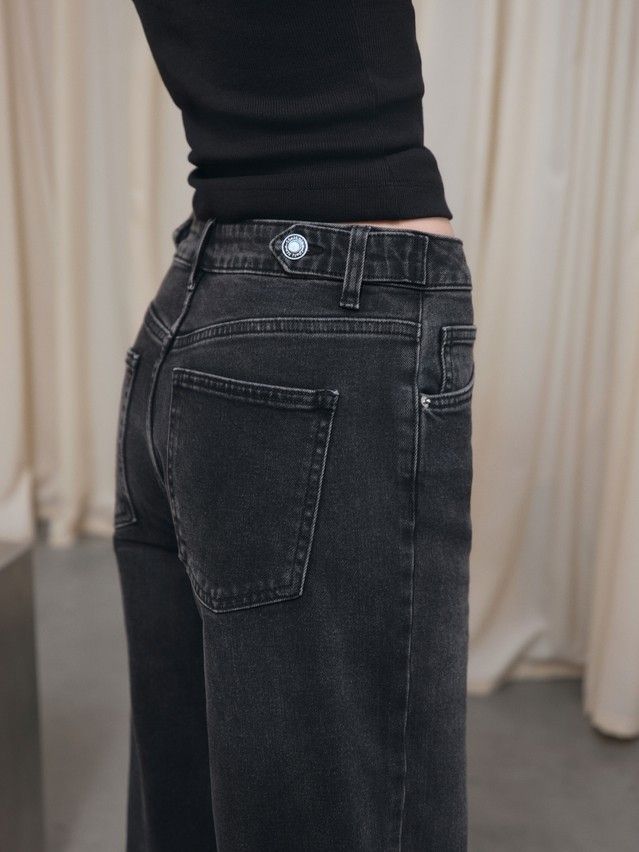 Women's jeans CONTE CON-797, s.164-90, washed black - 4