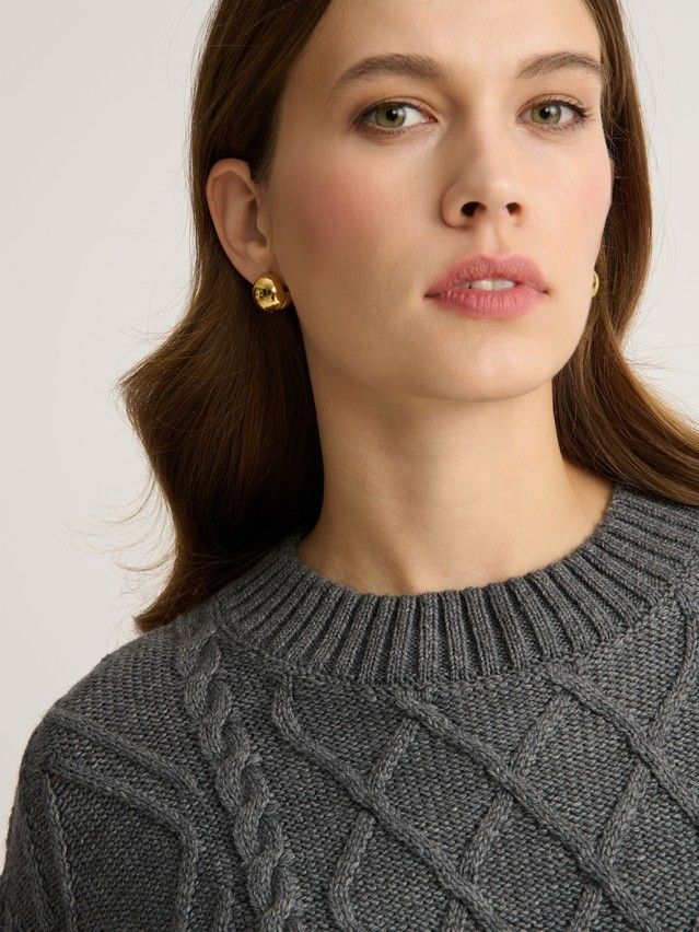 Women's pullover CONTE ELEGANT LDK23128, s.170-84, graphite - 5