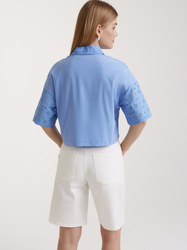 Women's shirt CONTE ELEGANT LBL 3204, s.170-88-94, cornflower - 4