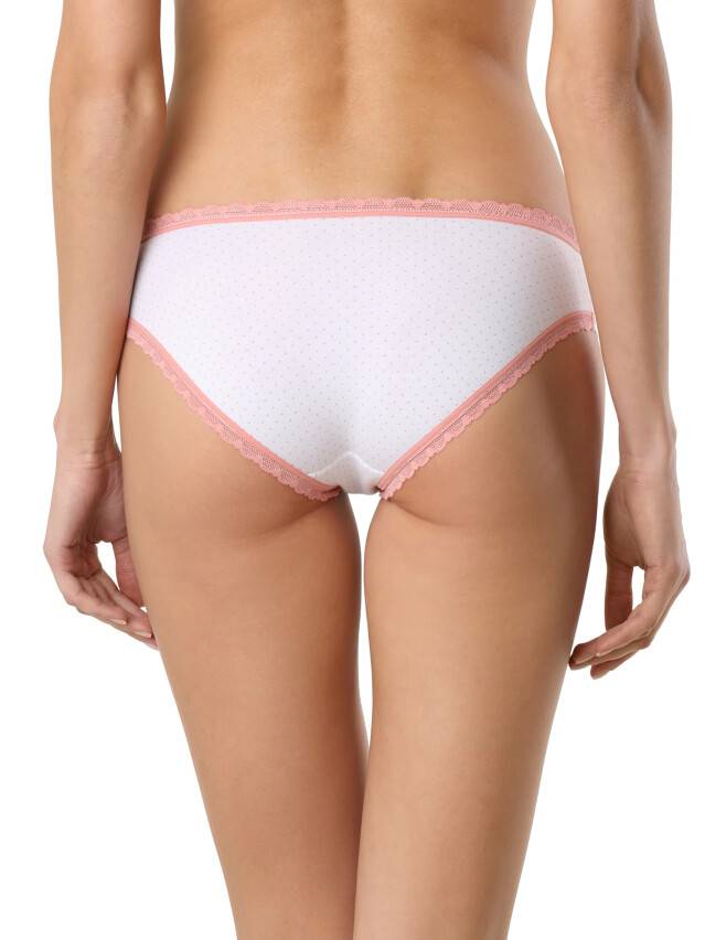 Panties for women LAZY DAYS LB 1003 (packed in mini-box),s.90, white-dusty rose - 2