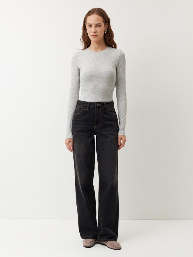 Women's jeans CONTE CON-960, s.164-90, washed black - 1