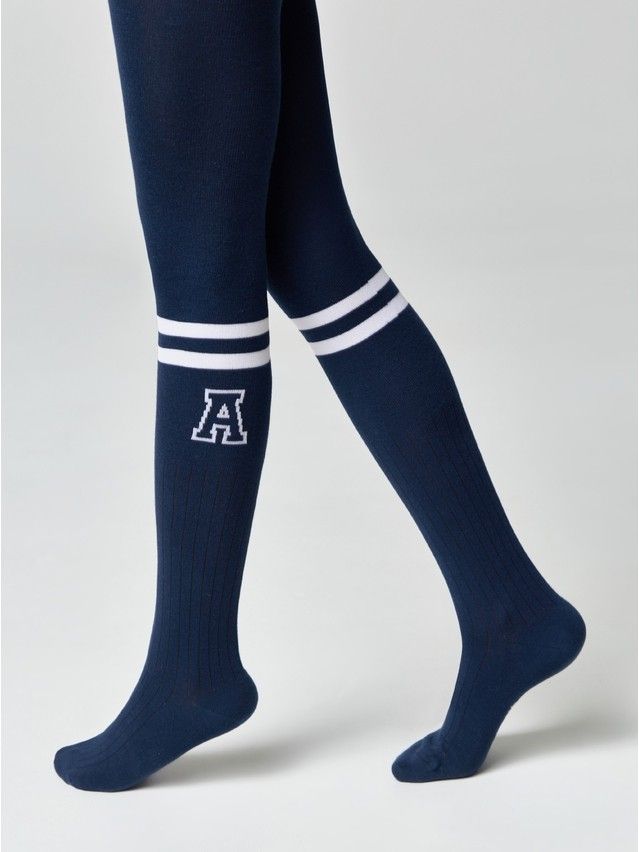Children's tights CONTE-KIDS TIP-TOP, s.140-146 (22),680 navy - 5