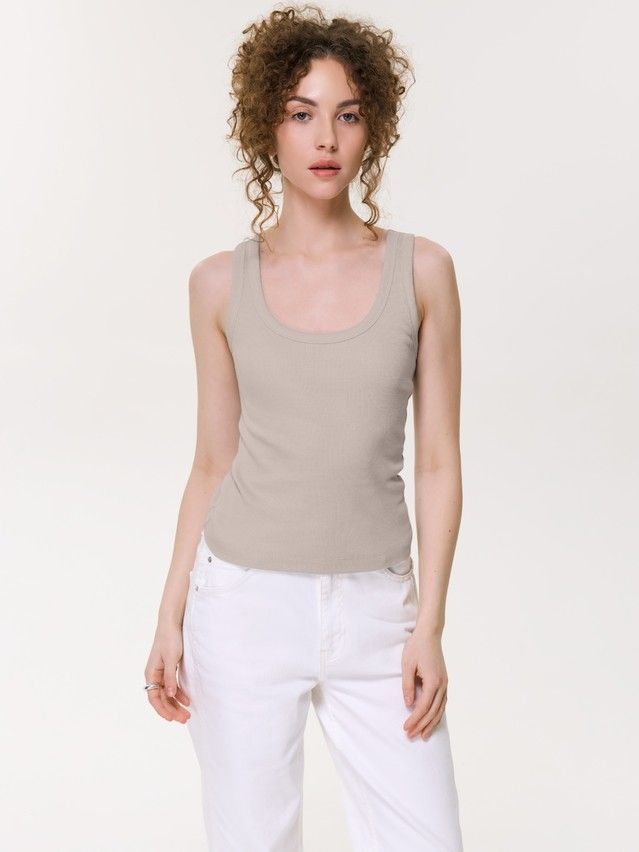 Women's tank top CONTE ELEGANT BASIC COLLECTION LM 5021, s.170-84, beige - 1