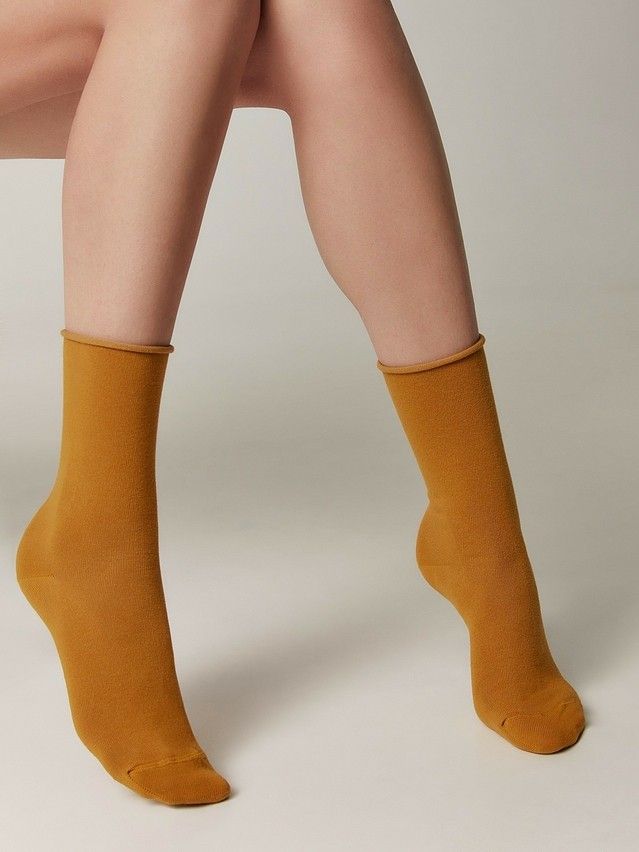 Women's socks CONTE ELEGANT COMFORT, s.23, 000 mustard - 1