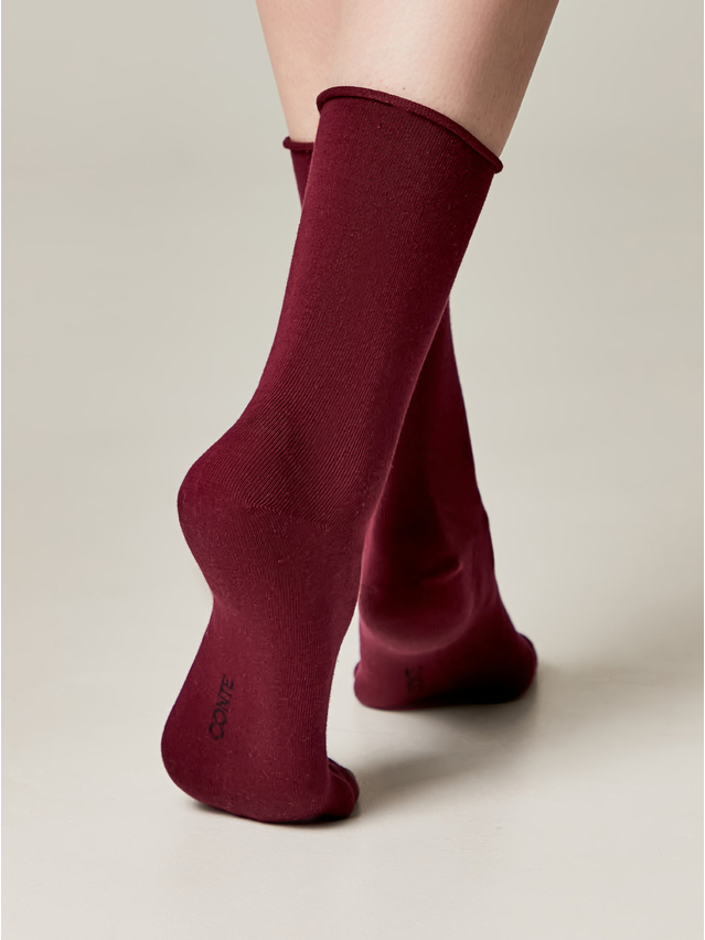 Women's socks CONTE ELEGANT COLOURS, s.23-25, 000 dark lilac - 2