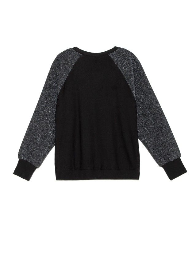 Women's polo neck shirt CONTE ELEGANT LD 837, s.170-100, nero - 2