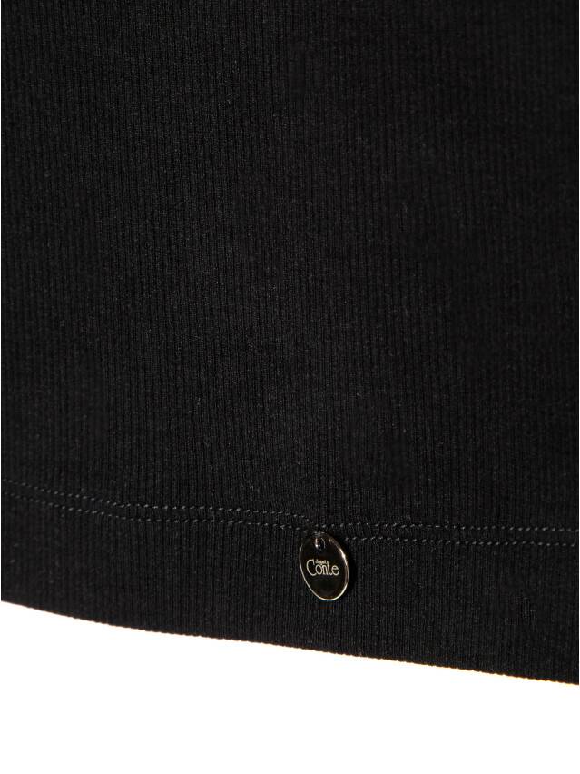 Women's polo neck shirt CONTE ELEGANT LD 932, s.170-100, black - 3