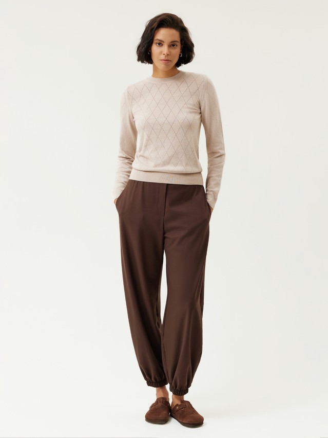 Women's trousers CONTE LBK 4000, s.170-84-90, dark brown - 1