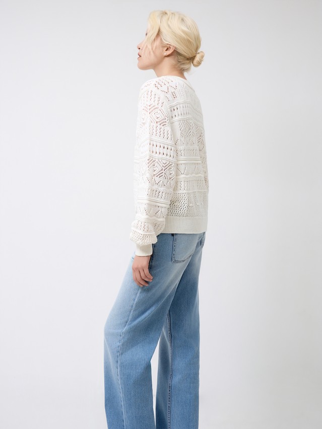 Women's pullover CONTE ELEGANT LDK24111, s.170-84, ecru - 3