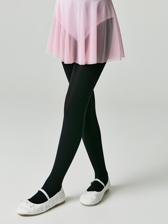 Fancy children's tights CONTE ELEGANT BALLET 70 (2 pieces) , s.104-110, black - 4