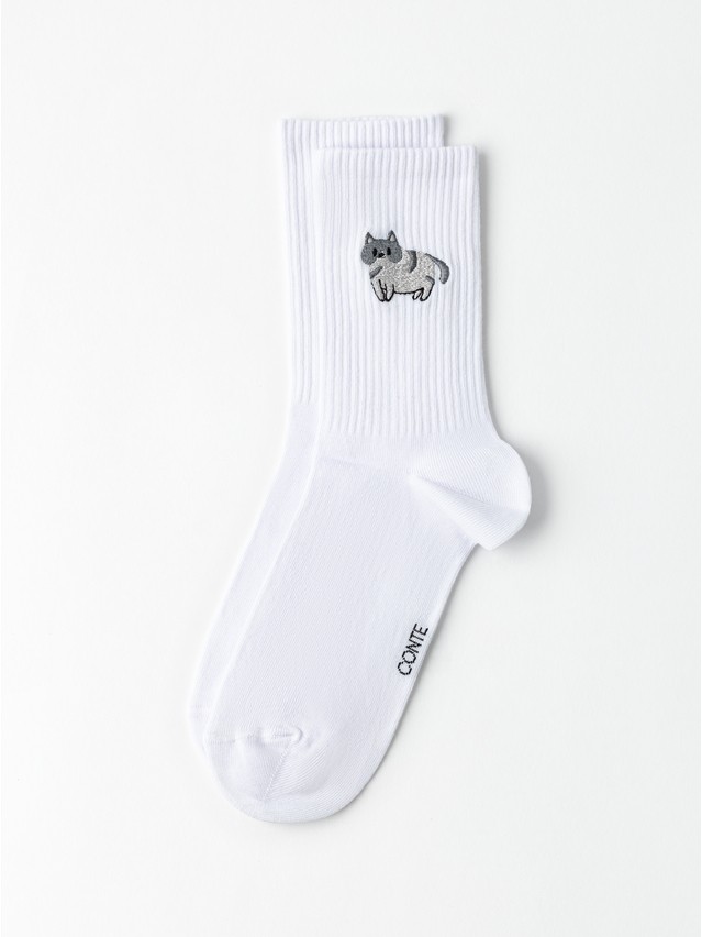 Women's socks CONTE FANTASY, s.23-25, 1029 white - 3