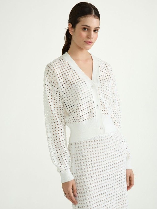 Women's skirt CONTE ELEGANT LDK2442, s.170-90, ecru - 2