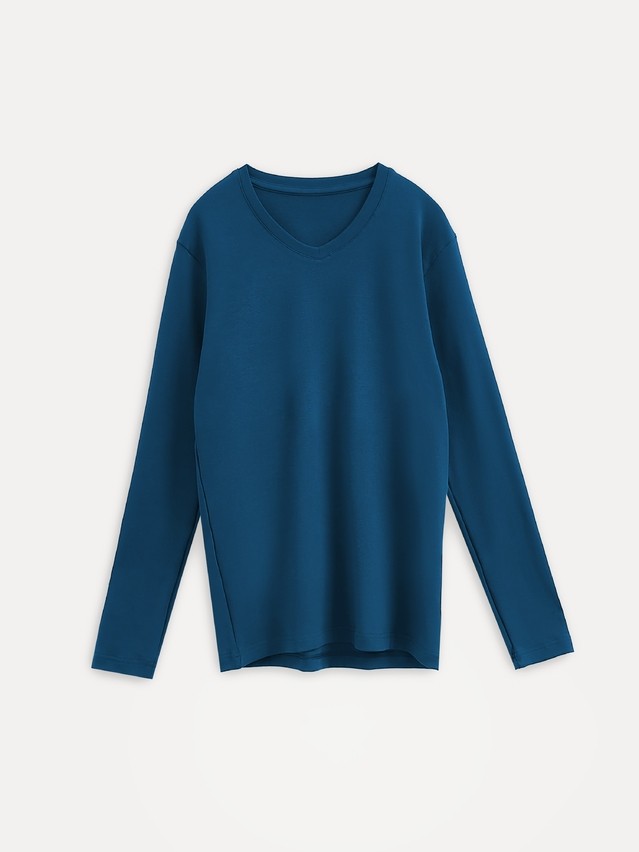 Men's polo neck shirt DIWARI BASIC MEN MD 4032, s.176,182-92, deep sea green - 3