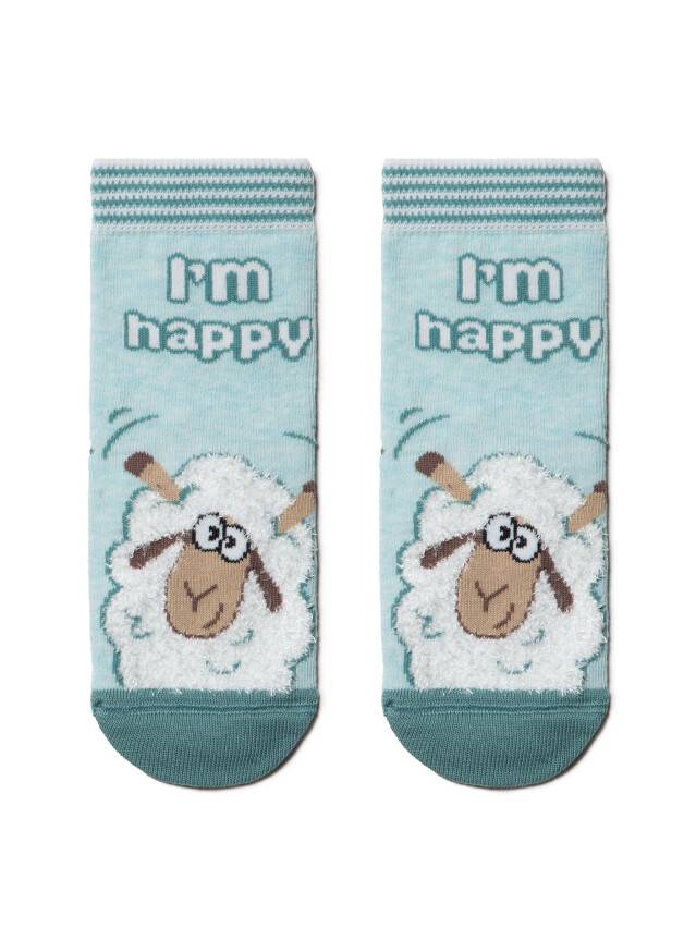Children's socks CONTE-KIDS TIP-TOP, s.21-23, 423 pale turquoise - 1