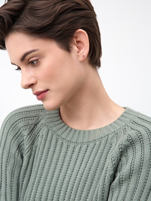 Women's pullover CONTE ELEGANT LDK24117, s.170-84, khaki - 5