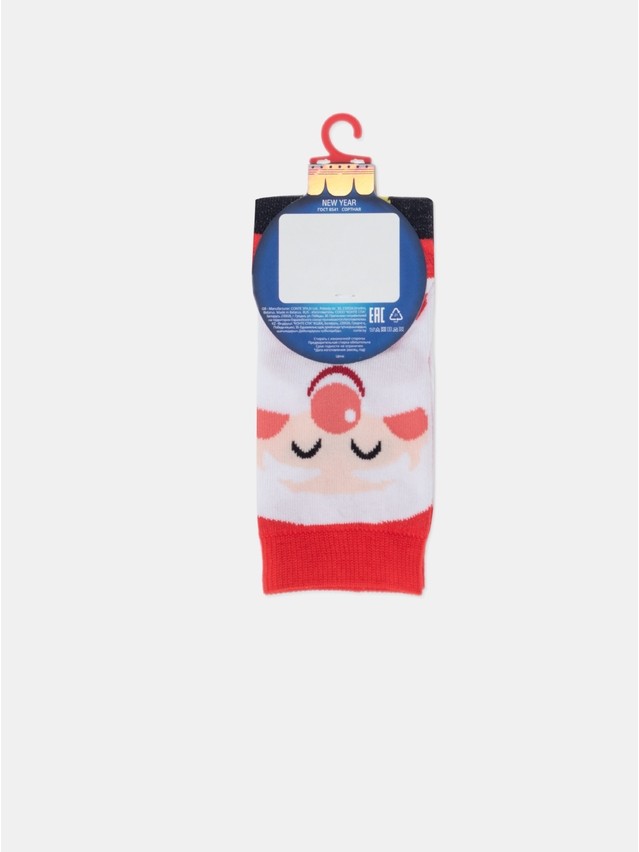 Children's socks CONTE-KIDS NEW YEAR, s.16-18, 162 red - 7