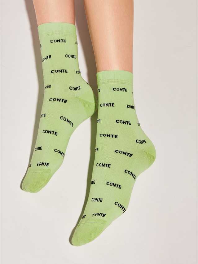 Women's socks CONTE ELEGANT CLASSIC, s.23, 528 lettuce green - 1