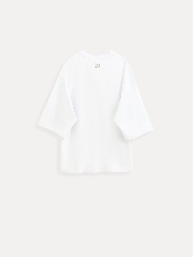 Women's polo neck shirt CONTE LD 3449, s.170-88, white-glasses - 2