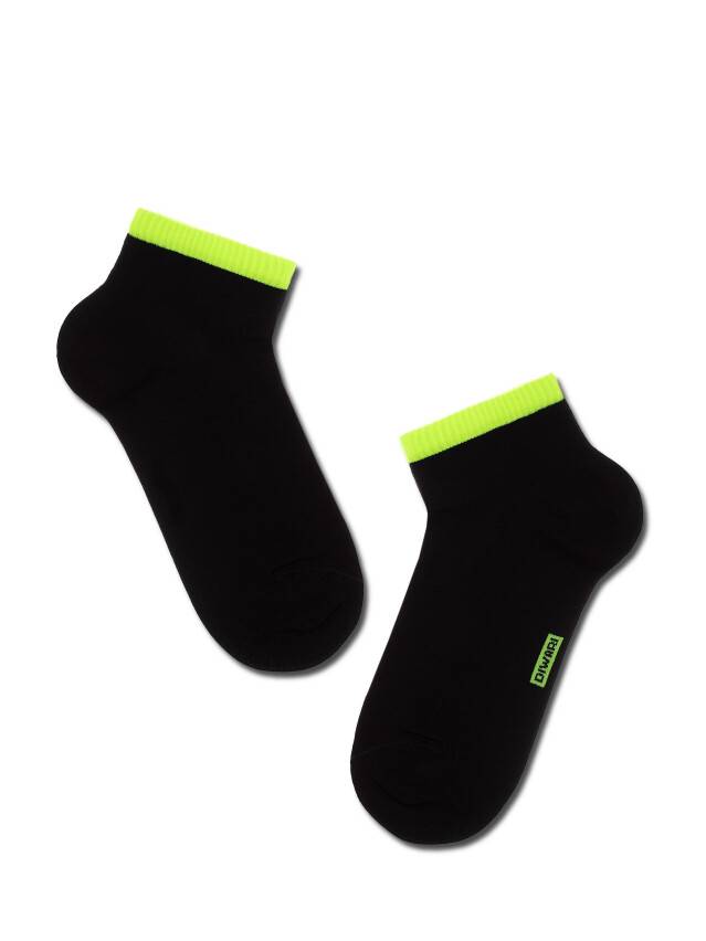 Men's socks DiWaRi ACTIVE, s. 40-41, 068 black-lettuce green - 1