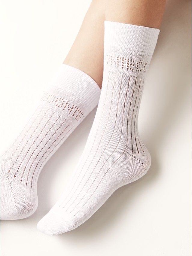 Women's socks CONTE ELEGANT ACTIVE, s.23-25, 624 white - 3