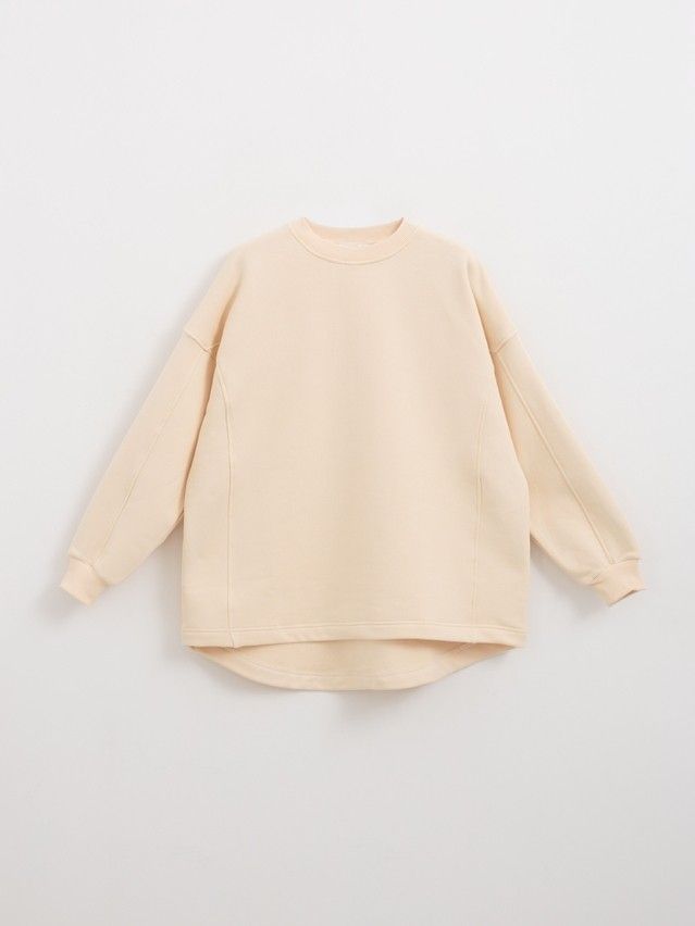 Women's polo neck shirt CONTE ELEGANT LD 2829, s.170-100, milk - 6