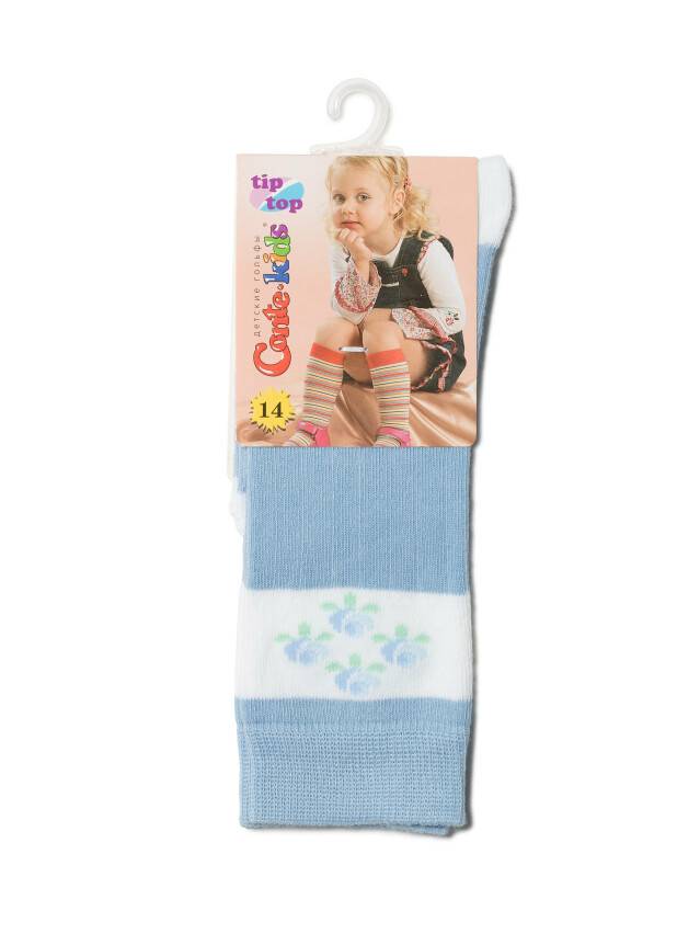 Children's knee high socks CONTE-KIDS TIP-TOP, s.21-23, 014 blue - 2