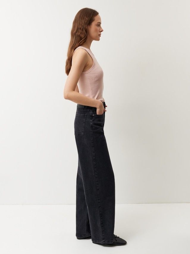 Women's jeans CONTE CON-972, s.164-94, washed black - 3