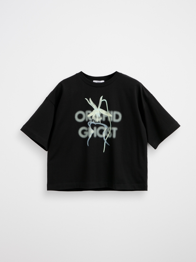 Women's polo neck shirt CONTE ELEGANT LD 3032, s.170-92, black-orghid - 1