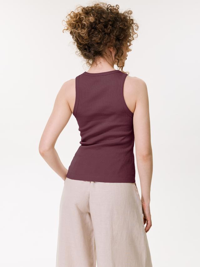 Women's tank top CONTE ELEGANT BASIC COLLECTION LM 5022, s.170-84, truffle - 2