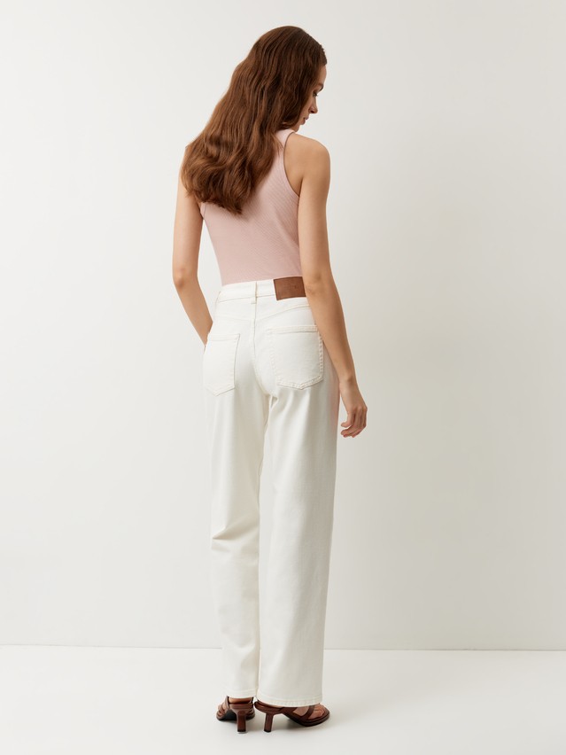 Women's jeans CONTE CON-993, s.164-90, off white - 2