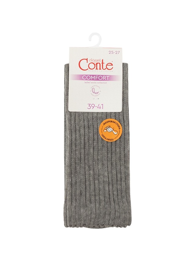 Women's socks CONTE ELEGANT COMFORT, s.23-25, 750 grey - 5