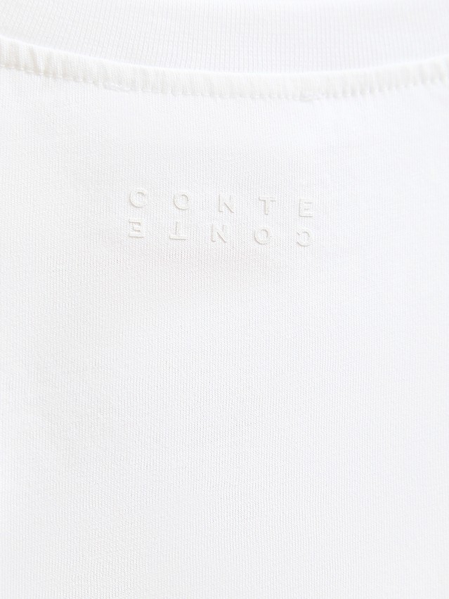 Women's polo neck shirt CONTE ELEGANT LD 3206, s.170-84, white - 8