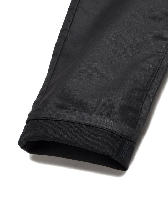 Denim trousers CONTE ELEGANT CON-172B, s.170-102, deep black - 8