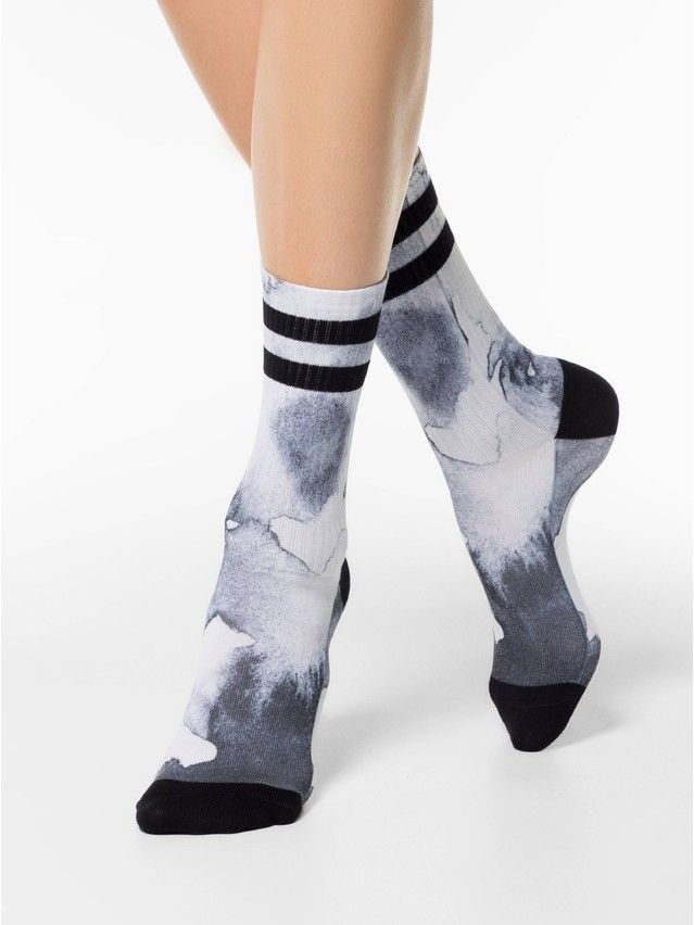 Women's socks CONTE ELEGANT FANTASY, s.23-25, 323 grey - 1