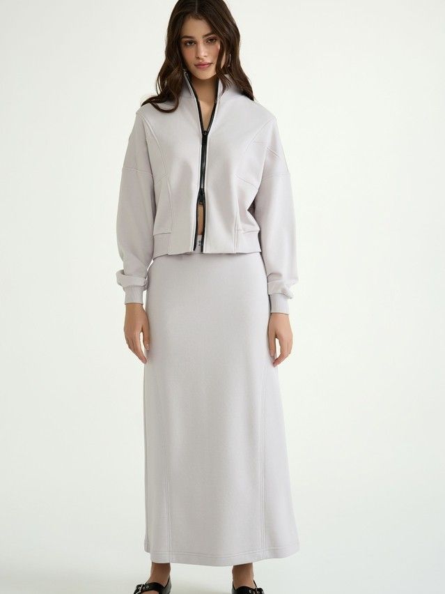 Women's skirt CONTE ELEGANT LU 3080, s.170-90, grey sand - 5