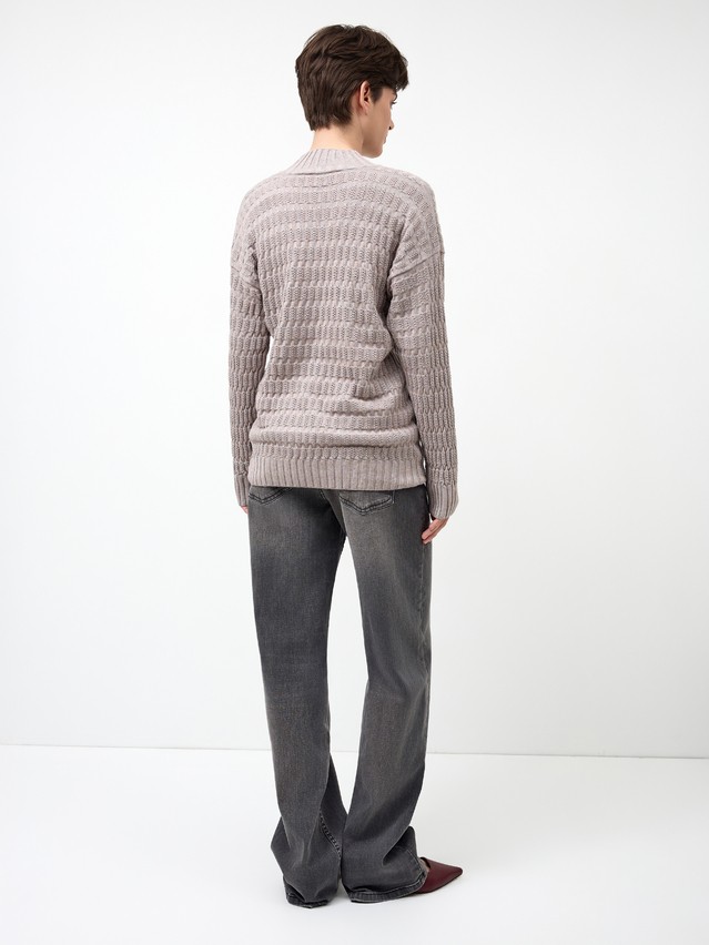 Women's pullover CONTE ELEGANT LDK24107, s.170-84, cappuccino melange - 2