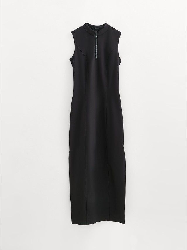 Women's pinafore dress CONTE ELEGANT LSF 3306, s.170-88-94, black-white - 1