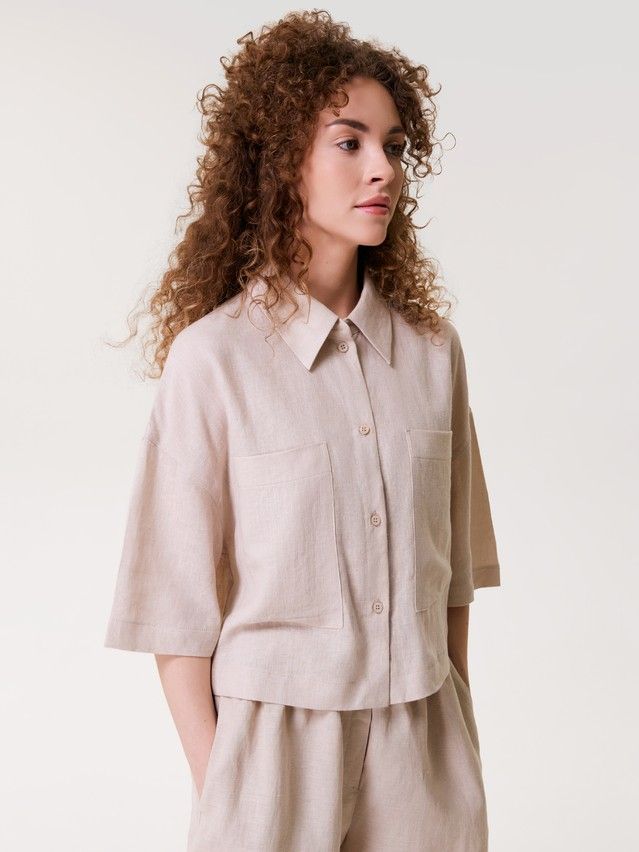 Women's shirt CONTE LRU 3585, s.170-84-90, beige - 3