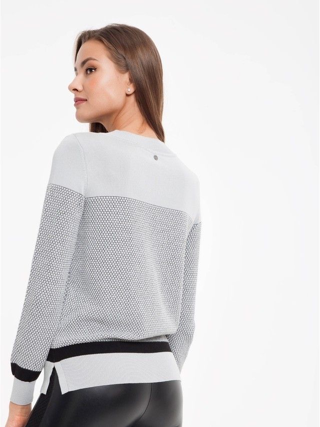 Women's polo neck shirt CONTE ELEGANT LDK035, s.158,164-84, grey - 2