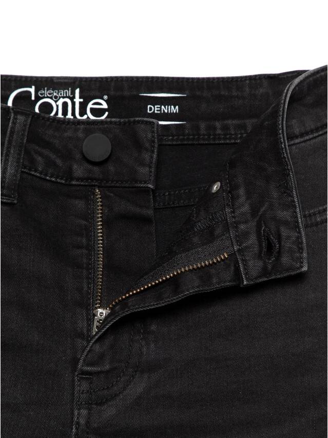 Denim trousers CONTE ELEGANT CON-353, s.170-102, washed black - 7