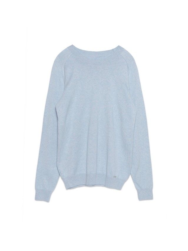 Women's polo neck shirt CONTE ELEGANT LDK098, s.170-84, light steel blue - 3