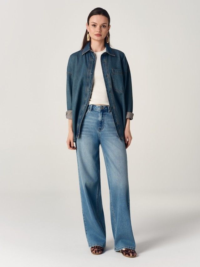 Denim windbreaker CONTE CON-944, s.170-88-94, blue tint - 4