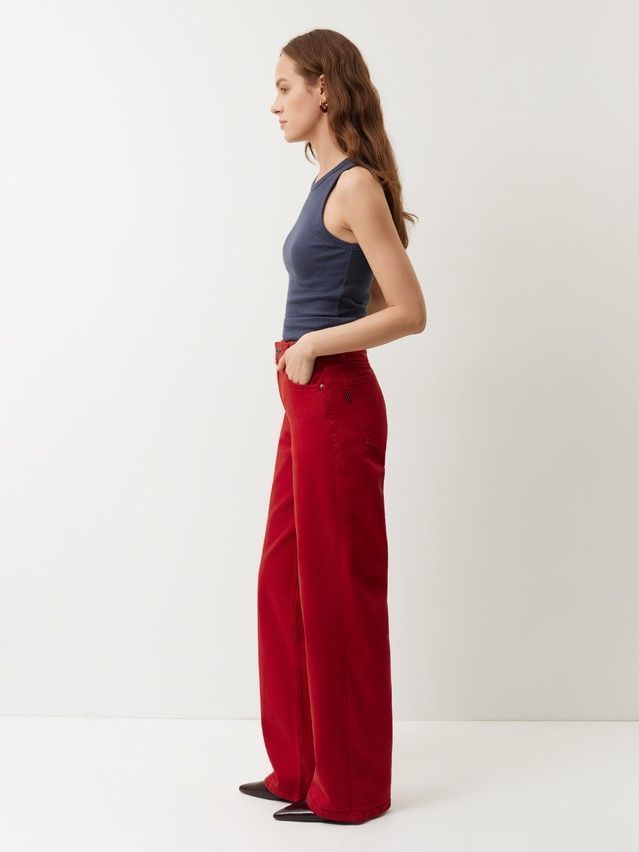 Women's jeans CONTE CON-1010, s.164-94, red - 3